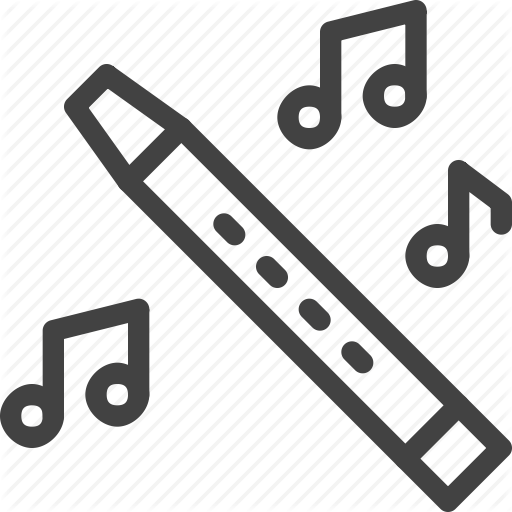 512x512 Flute, Instrument, Music, Song Icon