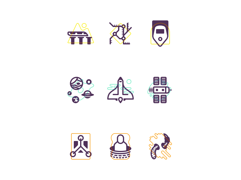 800x600 Exploration Icon Set