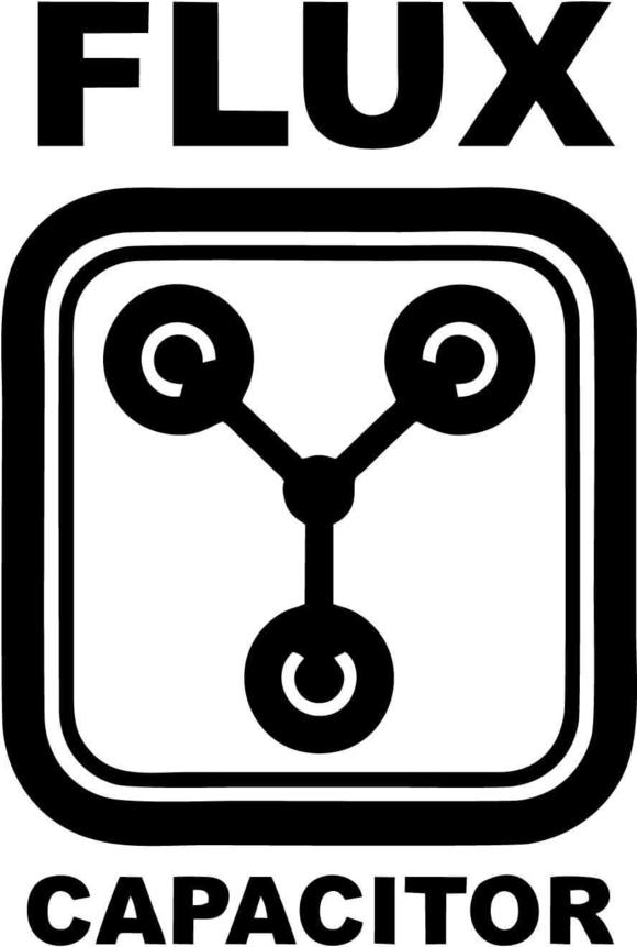 580x861 Back To The Future Flux Capacitor Vinyl Decal Fun Fare Decals