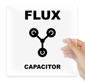300x288 Back To The Future Flux Capacitor Vinyl Stickers Decal Bumper Auto