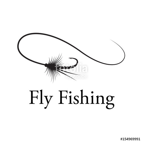 500x500 Icon Fly Fishing Hook, Vector Stock Image And Royalty Free Vector