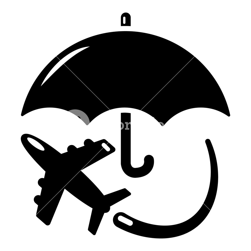 1000x1000 Insurance Fly Icon Simple Illustration Of Insurance Fly Vector