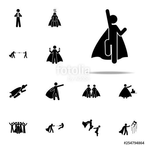500x500 Superhero, Fly Icon Hero Icons Universal Set For Web And Mobile