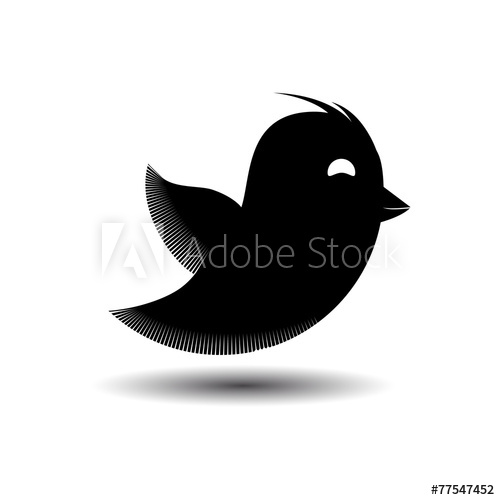 Flying Bird Icon Isolated Vector Illustration 500x500 Flying Bird Icon Isolated Vector Illustration
