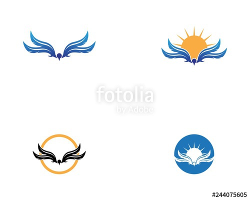 Flying Bird Icon Vector Illustration Stock Image And Royalty Free 500x400 Flying Bird Icon Vector Illustration Stock Image And Royalty Free
