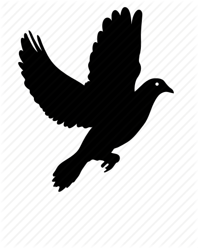 Animal, Bird, Death, Dove, Flying Icon 409x512 Animal, Bird, Death, Dove, Flying Icon