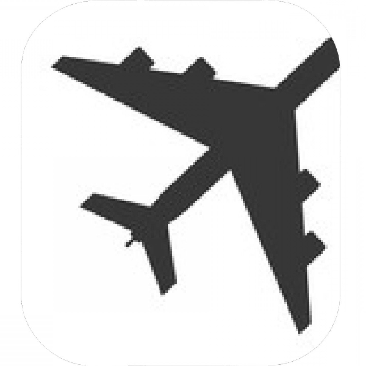 1440x1440 Airplane Icon Vector Catchsplace