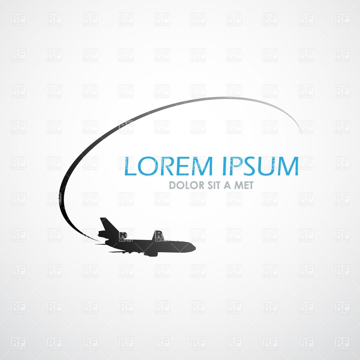 1200x1200 Flying Plane Silhouette