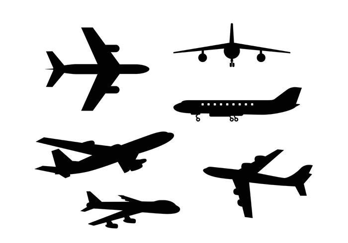 700x490 Plane Free Vector Art