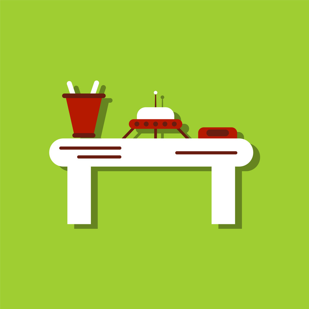 1000x1000 Flat Icon Design Collection Flying Saucer On Vector