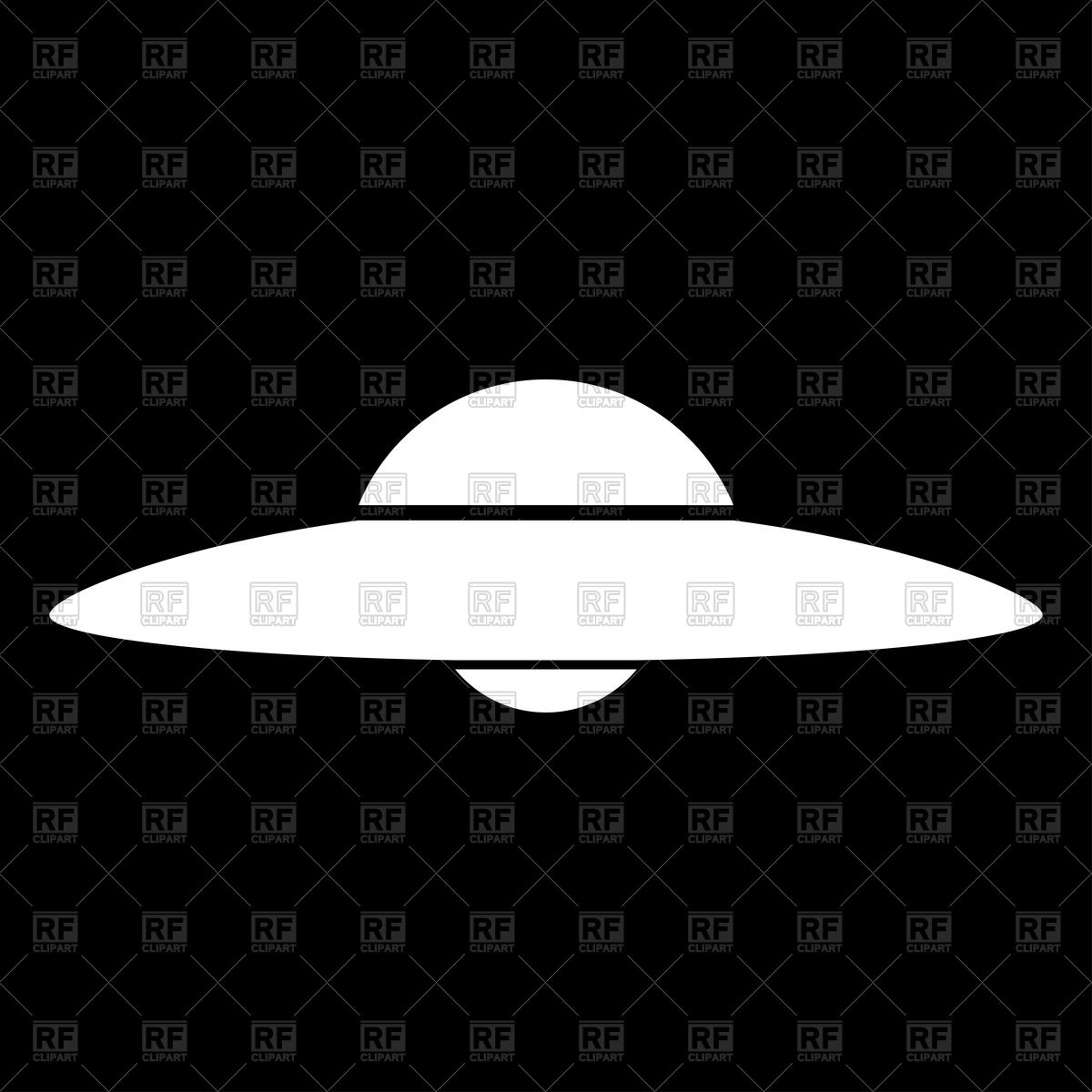 1200x1200 Flying Saucer Icon Vector Image Of Icons And Emblems