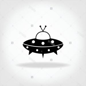 300x300 Stock Photo Ufo Icon Ufo Flying Saucer Icon Catchsplace