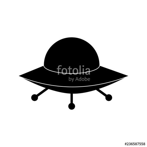 500x500 Ufo Flying Saucer Icon Stock Image And Royalty Free Vector
