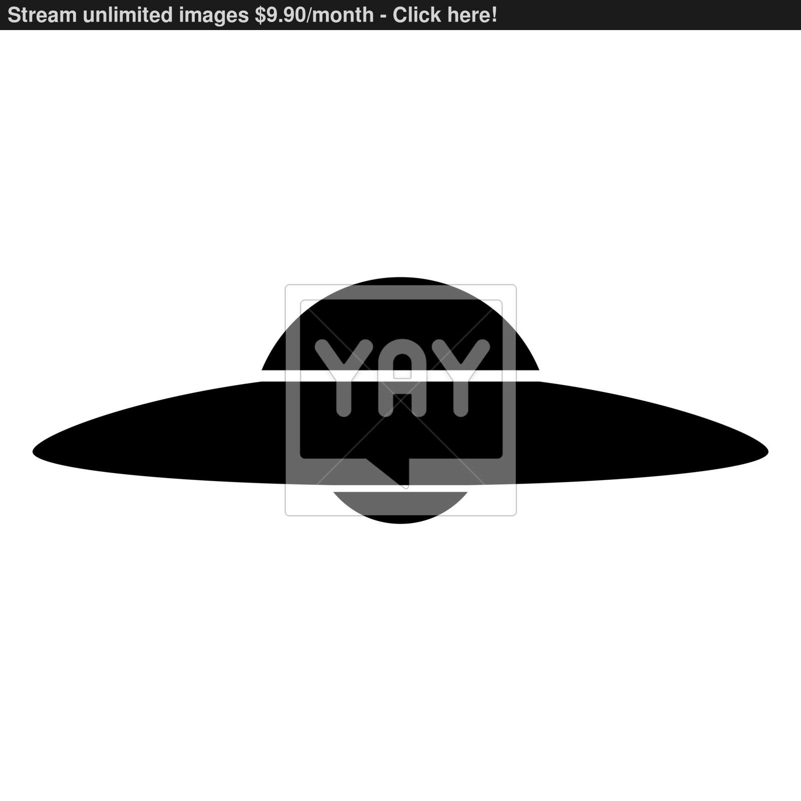 1600x1600 Ufo Flying Saucer The Black Color Icon Vector