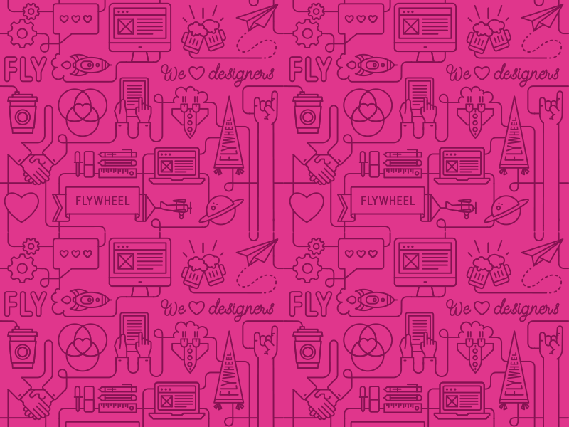 800x600 Flywheel Icon Pattern