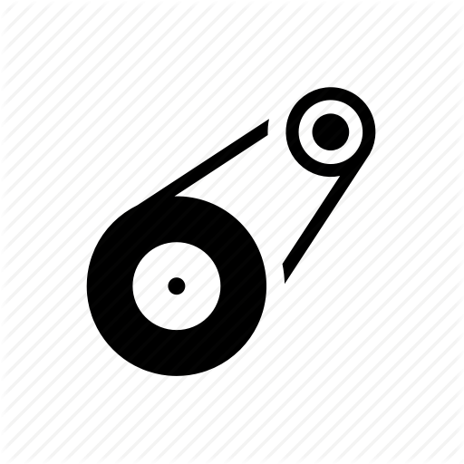 512x512 Auto Parts, Automotive, Belt, Engine, Flywheel, Timing Belt Icon