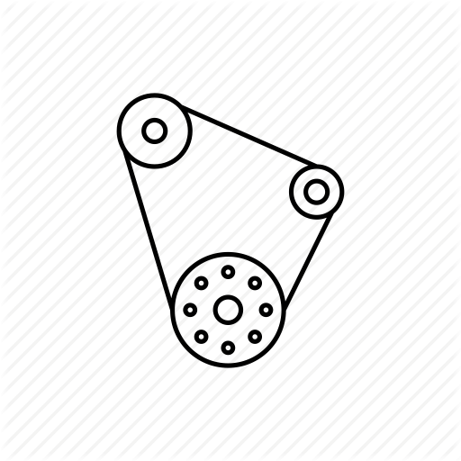 512x512 Belt, Car, Drive, Engine, Flywheel, Motor Icon