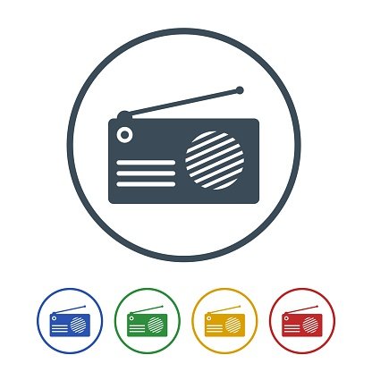 416x416 Fm Radio Icon Isolated On White Background Premium Clipart