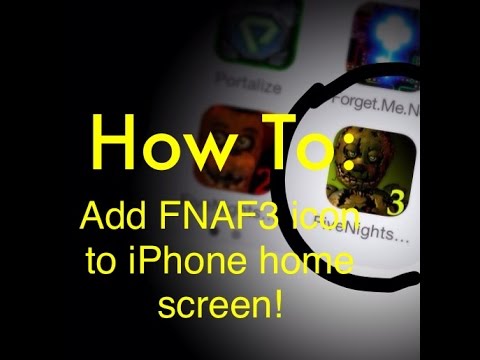 480x360 How To Fnaf Icon On Iphone Home Screen!