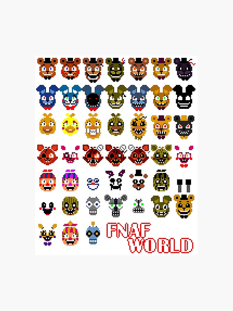 Fnaf World Icon at Vectorified.com | Collection of Fnaf World Icon free ...