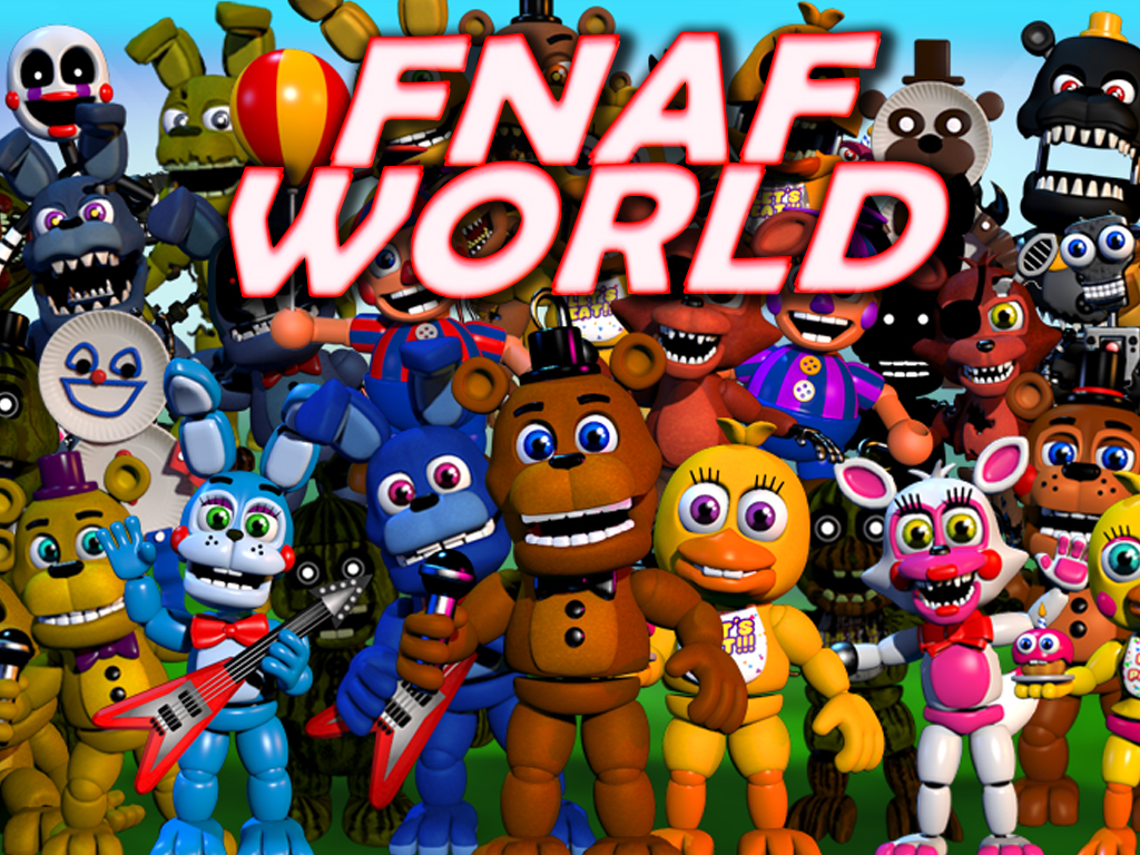 1024x768 Fnaf World Windows Game