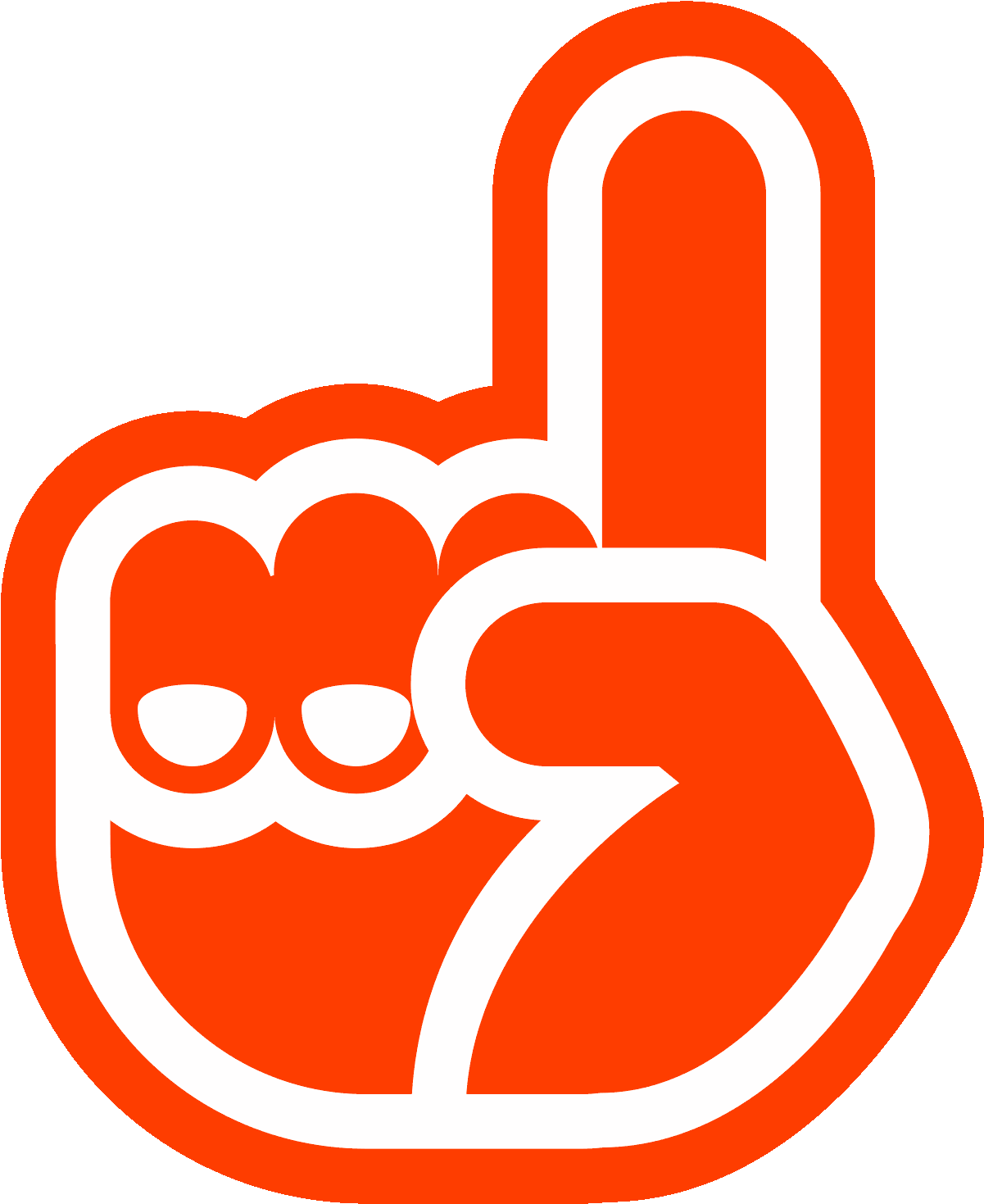 Foam Finger Icon at Vectorified.com | Collection of Foam Finger Icon
