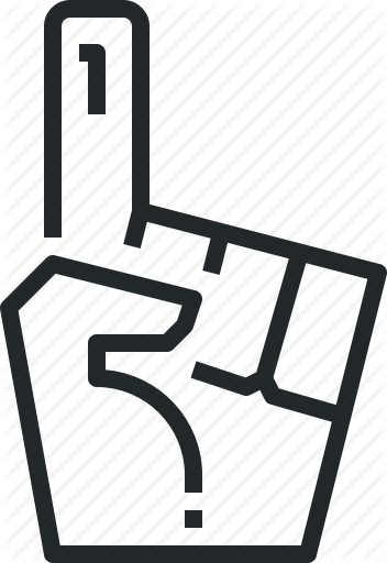 352x512 Fanatic, Finger, Foam, Sport Icon