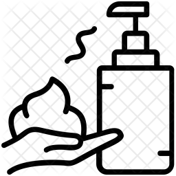 256x256 Foam Cleanser Icon Of Line Style