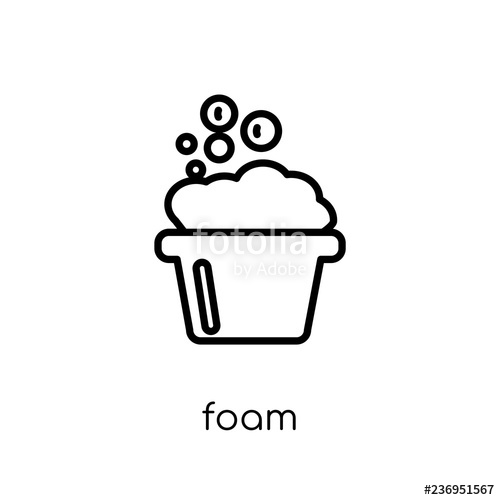 500x500 Foam Icon From Collection Stock Image And Royalty Free Vector