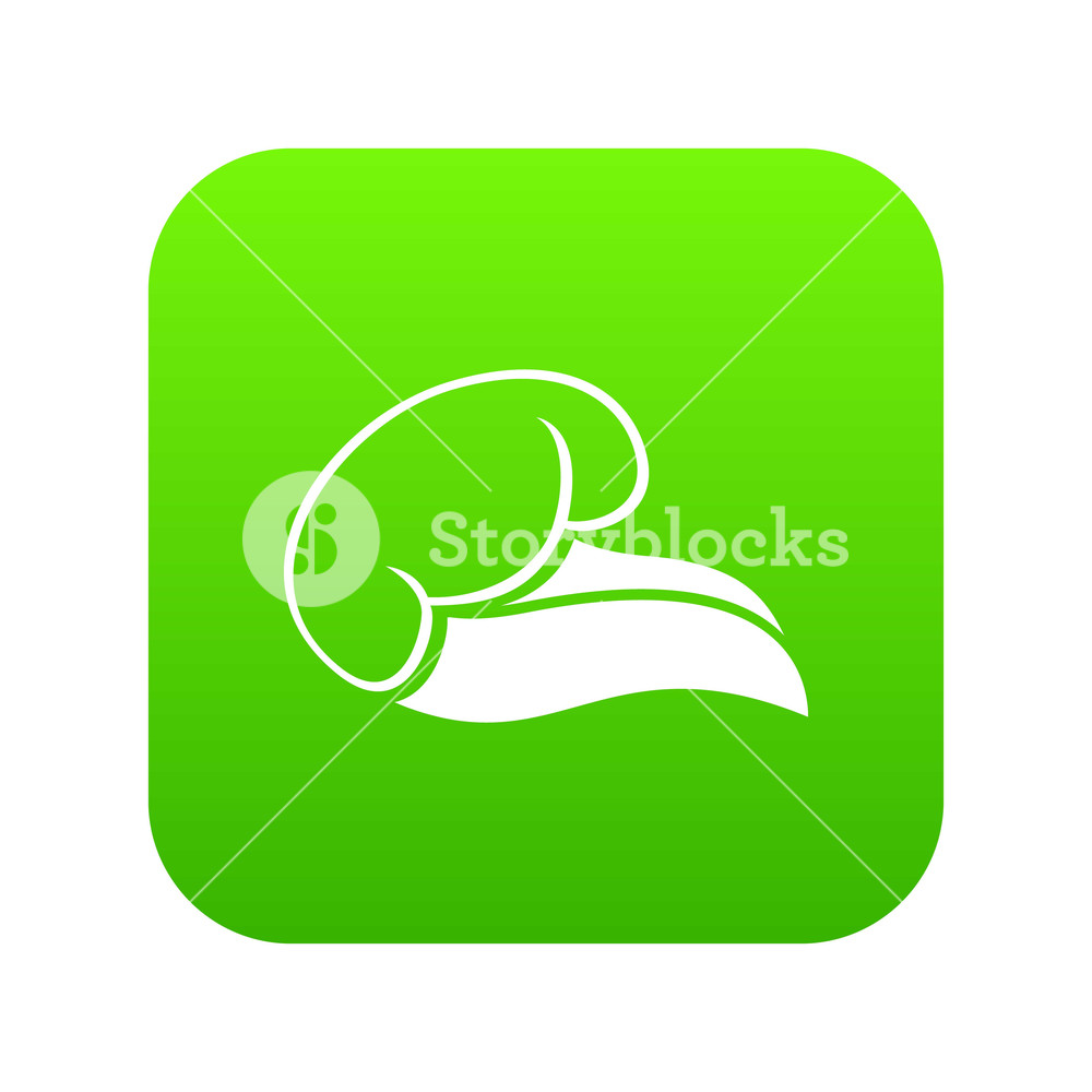 1000x1000 High Sea Wave With Foam Icon In Simple Style Isolated On White