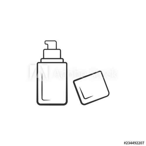 500x500 Jar Of Foam Icon Element Of Woman Makeup Icon For Mobile Concept