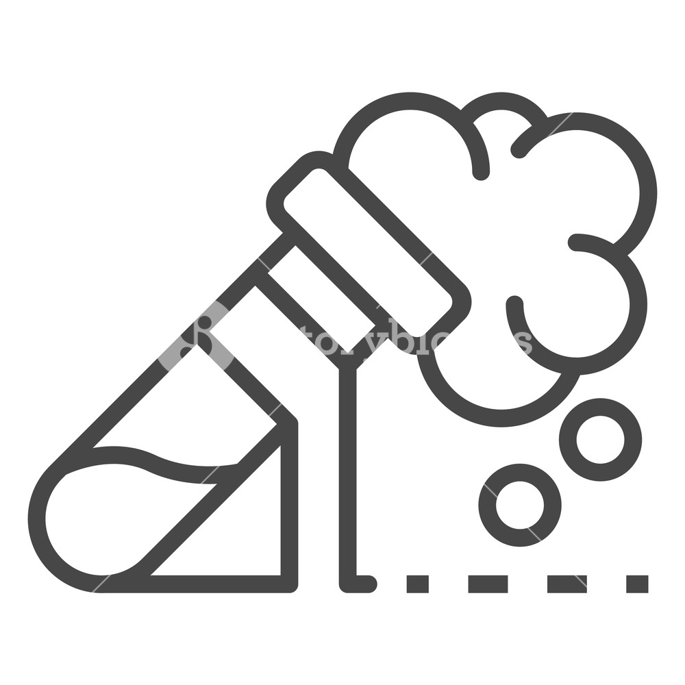 1000x1000 Test Tube Foam Icon Outline Test Tube Foam Vector Icon For Web
