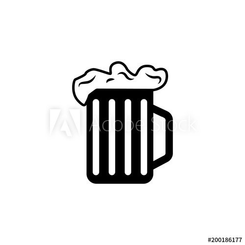 500x500 Beer Mug With Foam Icon Element Of Simple Icon For Websites, Web