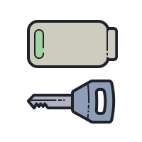 200x200 Key Fob Battery Low Icon