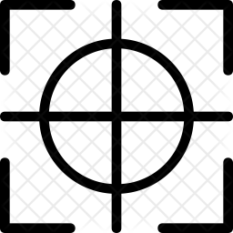 256x256 Focus Icon Of Line Style