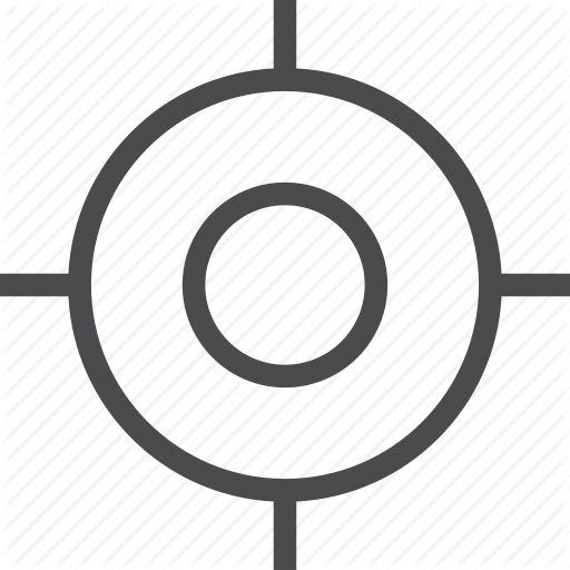 512x512 Aim, Crosshair, Focus Icon