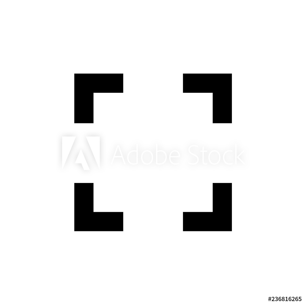 1000x1000 Photo Art Print Camera Focus Icon Vector Illustration Europosters