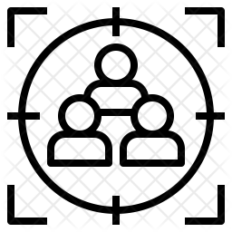 256x256 Customer Focus Icon Of Line Style