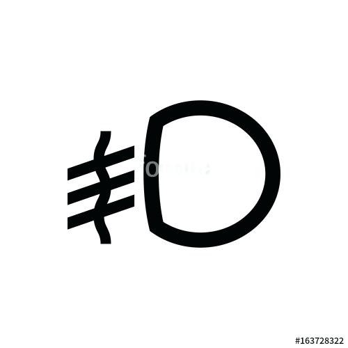 honda fog light symbol