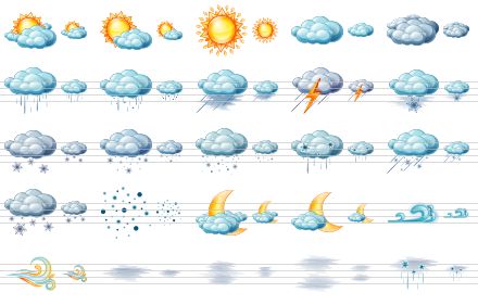 440x281 Large Weather Icon Pack