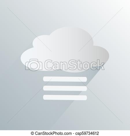 450x470 Simple Fog Weather Icon Symbol Vector Illustration