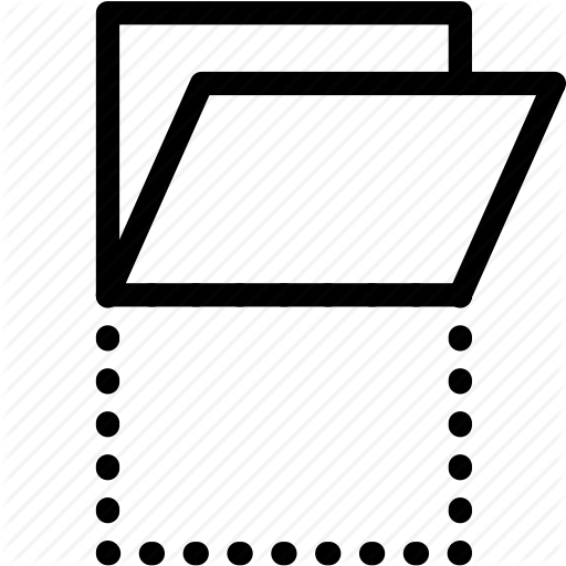 512x512 Flyer, Fold, Paper Icon