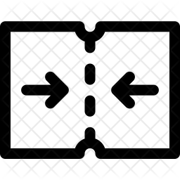 256x256 Fold Icon Of Line Style