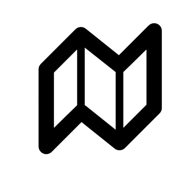 626x626 Fold Out Map Icons Free Download