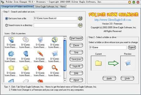 Folder Icon Changer 450x305 Folder Icon Changer