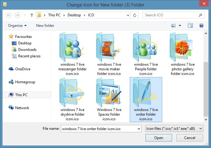 folder icon changer software
