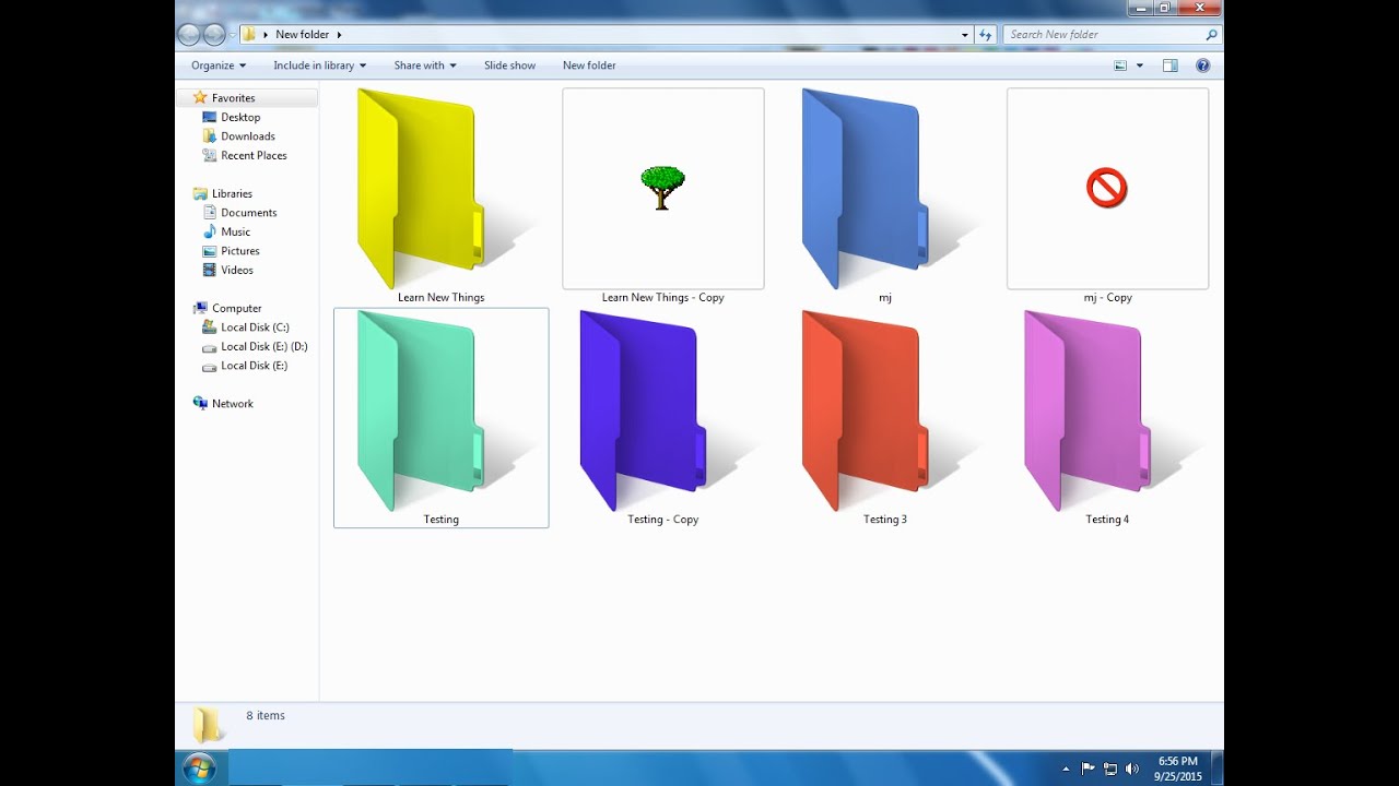 1280x720 How To Change Folder Icons Colors In Windows Pc