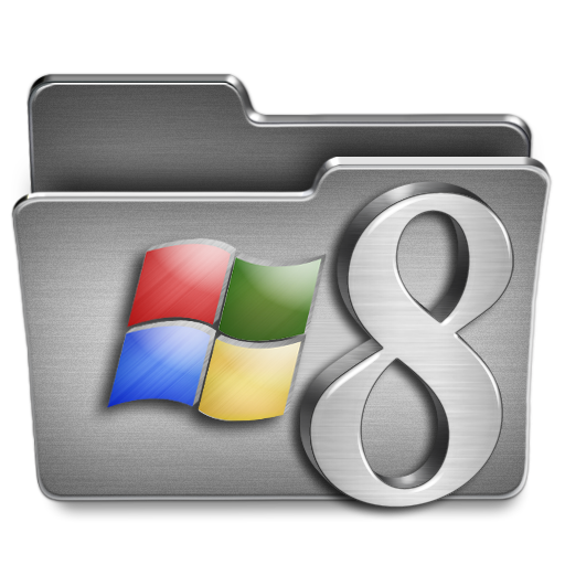 512x512 Windows, Folder Icon Free Of Steel System Icons