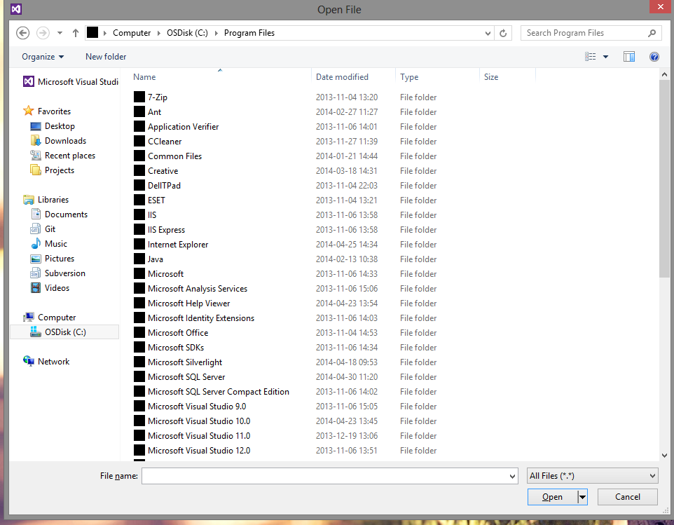 962x749 Black Folder Icons In Windows When Try Open