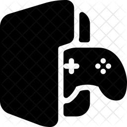 256x256 Games Folder Icon Of Glyph Style
